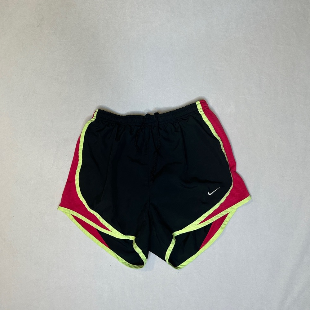 Nike Women's Black and Red Athletic Shorts
